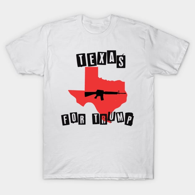Texas for TRUMP T-Shirt by Slavas